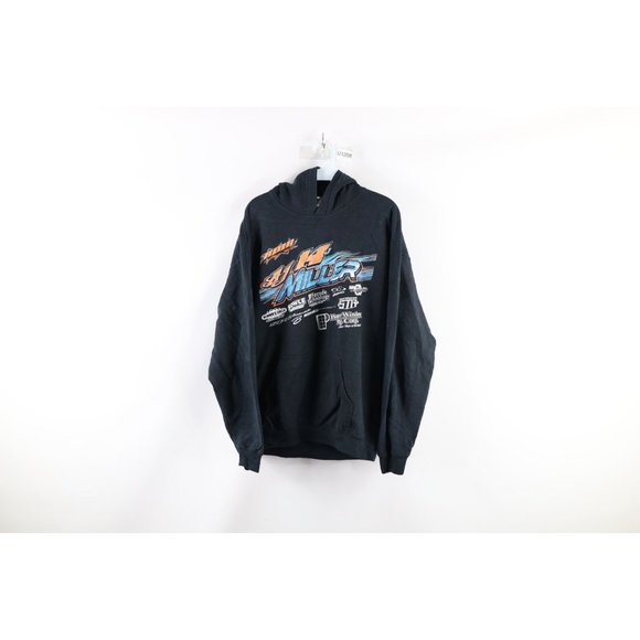 Vintage | Shirts | Vintage Mens Large Distressed Aj Miller Racing Spell ...